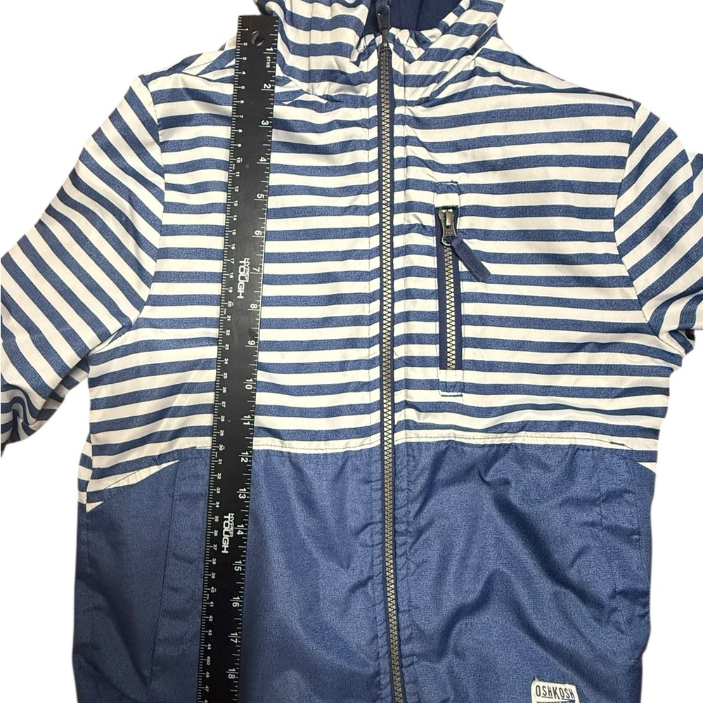 Osh Kosh Reversible Boys Zip Up mid weight jacket  Large - Picture 7 of 12